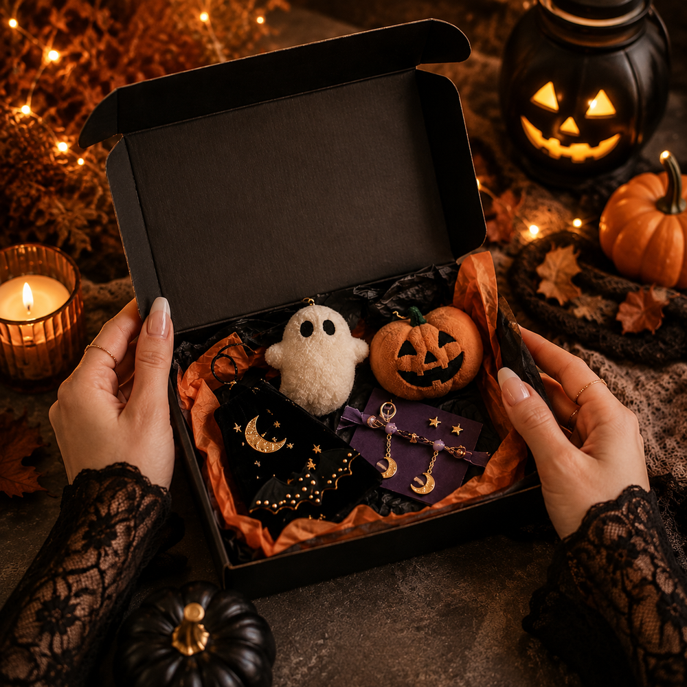 YEVORI Halloween jewelry lucky box